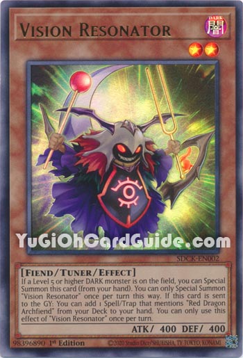 Yu-Gi-Oh Card: Vision Resonator