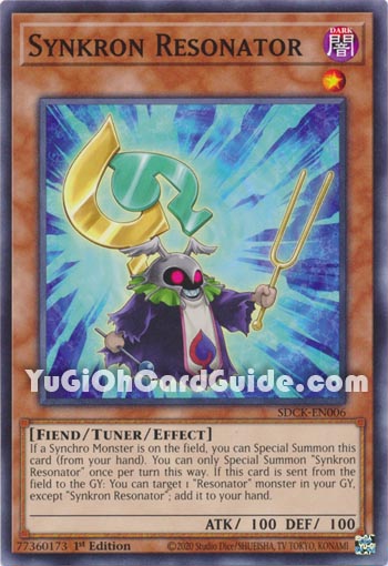 Yu-Gi-Oh Card: Synkron Resonator