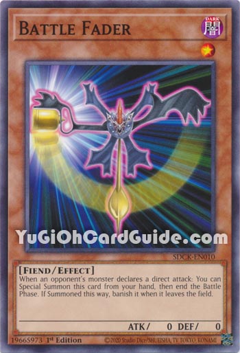 Yu-Gi-Oh Card: Battle Fader