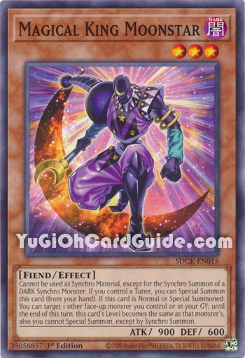 Yu-Gi-Oh Card: Magical King Moonstar