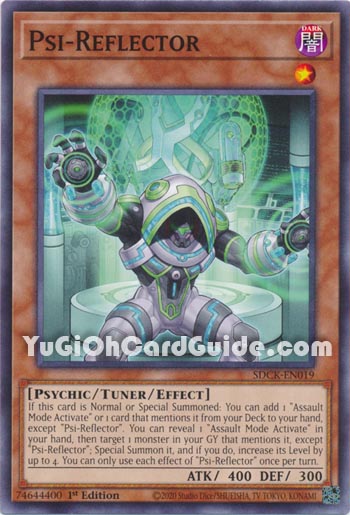 Yu-Gi-Oh Card: Psi-Reflector