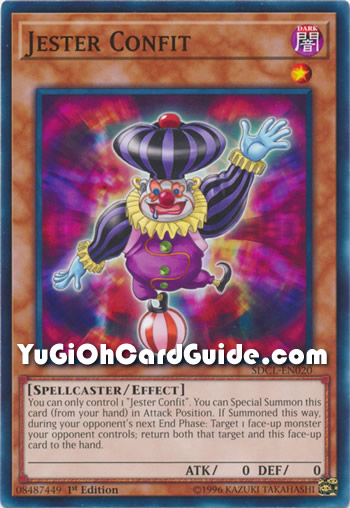 Yu-Gi-Oh Card: Jester Confit