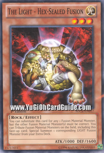 Yu-Gi-Oh Card: The Light - Hex-Sealed Fusion