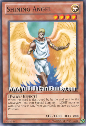 Yu-Gi-Oh Card: Shining Angel