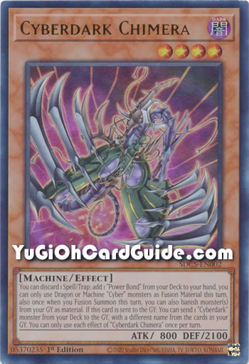 Yu-Gi-Oh Card: Cyberdark Chimera