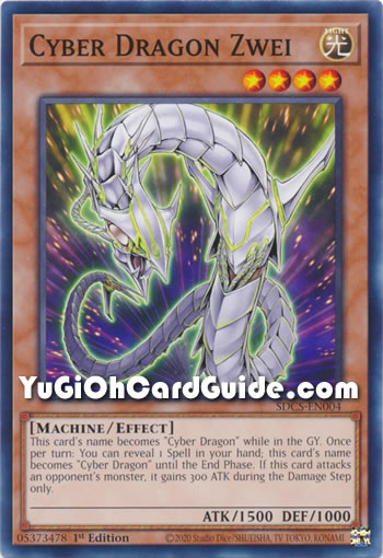 Yu-Gi-Oh Card: Cyber Dragon Zwei