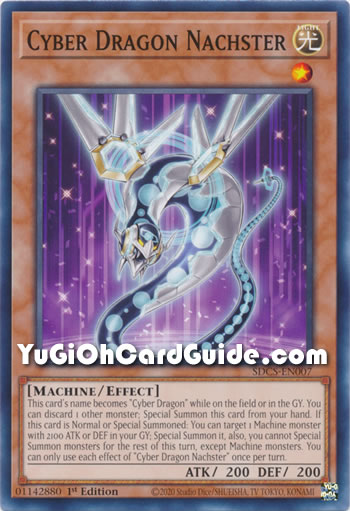 Yu-Gi-Oh Card: Cyber Dragon Nachster