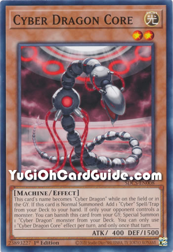 Yu-Gi-Oh Card: Cyber Dragon Core