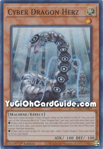 Yu-Gi-Oh Card: Cyber Dragon Herz