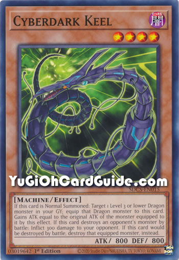 Yu-Gi-Oh Card: Cyberdark Keel