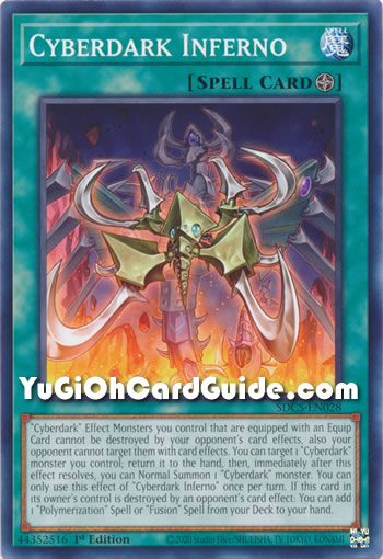 Yu-Gi-Oh Card: Cyberdark Inferno