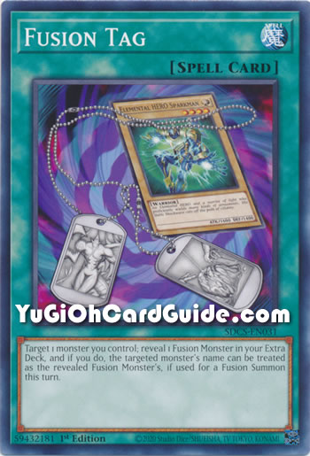 Yu-Gi-Oh Card: Fusion Tag
