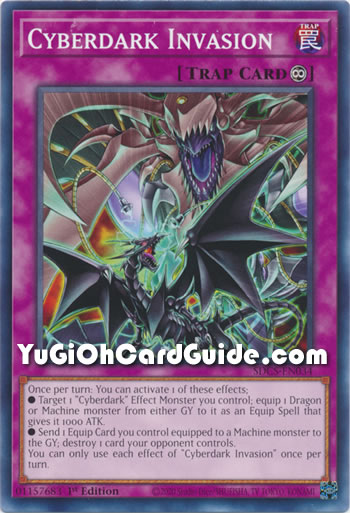 Yu-Gi-Oh Card: Cyberdark Invasion
