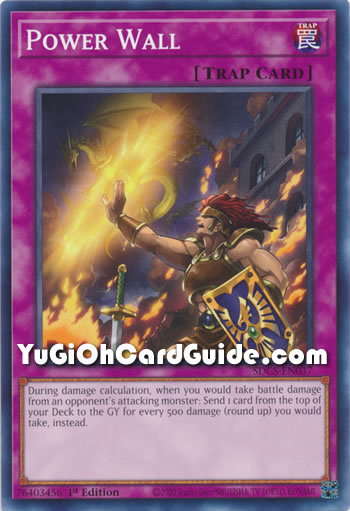 Yu-Gi-Oh Card: Power Wall