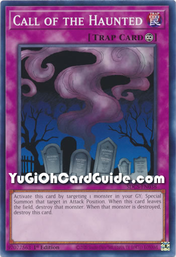 Yu-Gi-Oh Card: Call of the Haunted