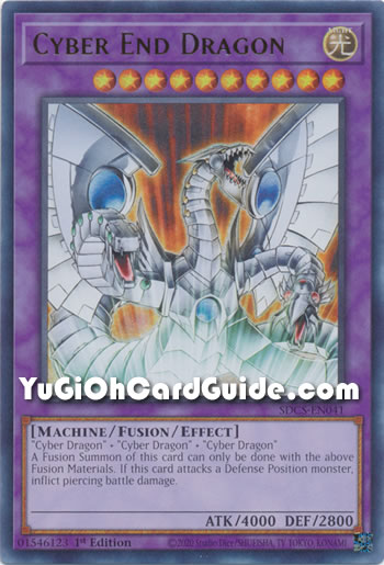 Yu-Gi-Oh Card: Cyber End Dragon