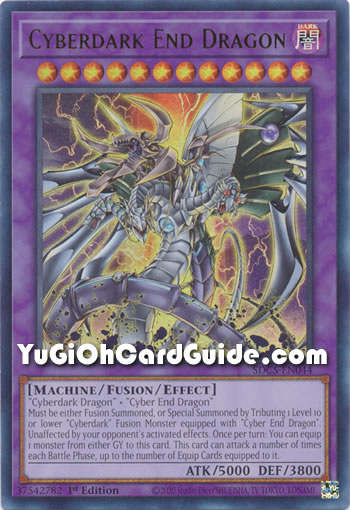 Yu-Gi-Oh Card: Cyberdark End Dragon