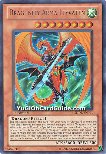 Yu-Gi-Oh Card: Dragunity Arma Leyvaten