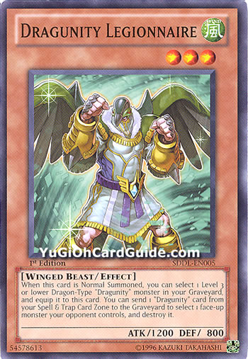 Yu-Gi-Oh Card: Dragunity Legionnaire
