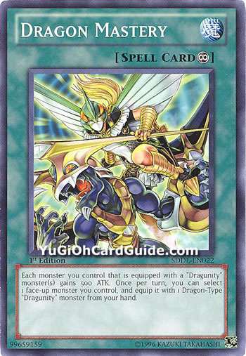 Yu-Gi-Oh Card: Dragon Mastery