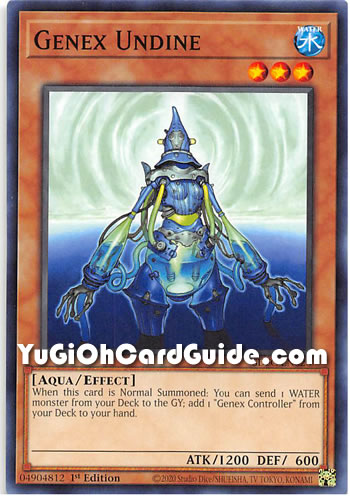 Yu-Gi-Oh Card: Genex Undine