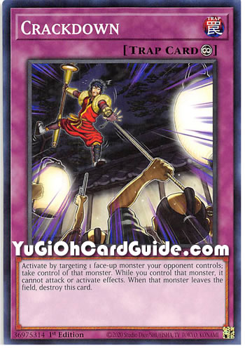 Yu-Gi-Oh Card: Crackdown
