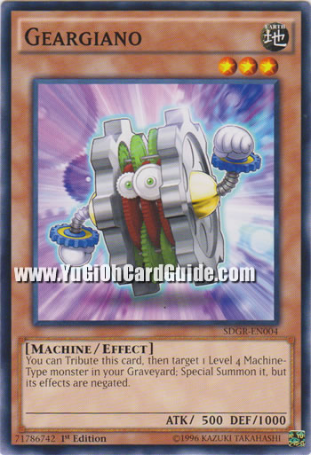 Yu-Gi-Oh Card: Geargiano