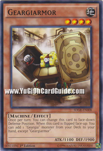 Yu-Gi-Oh Card: Geargiarmor