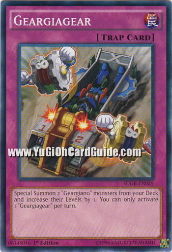 Yu-Gi-Oh Card: Geargiagear