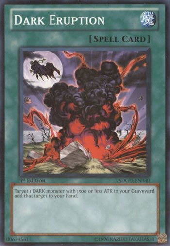 Yu-Gi-Oh! - Dark Eruption (TU03-EN010) - Turbo Pack 3 - Promo Edition Rare Card - View #5