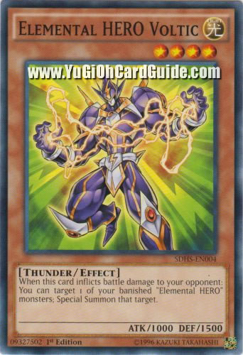 Yu-Gi-Oh Card: Elemental HERO Voltic