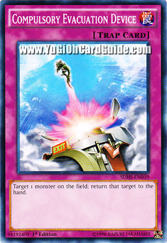 Yu-Gi-Oh! „Compulsory Evacuation Device“ – Fallenkarte Aus Battle Pack: Epic Dawn (Common)