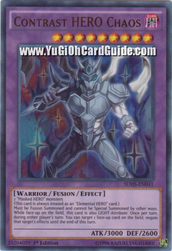 Yu-Gi-Oh Card: Contrast HERO Chaos