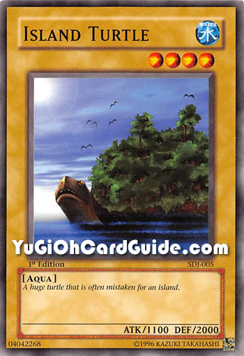 Yu-Gi-Oh Card: Island Turtle