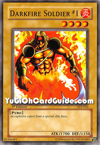 Yu-Gi-Oh Card: Darkfire Soldier #1
