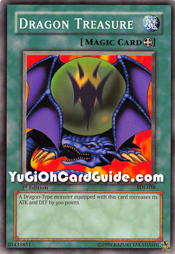 Yu-Gi-Oh Card: Dragon Treasure