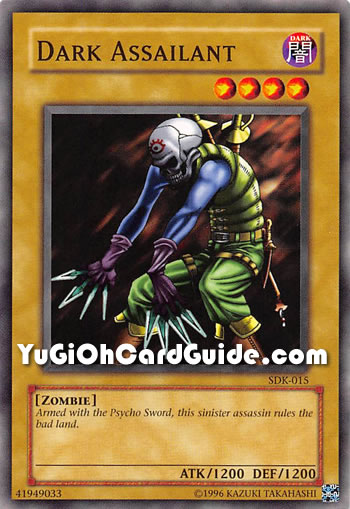Yu-Gi-Oh Card: Dark Assailant