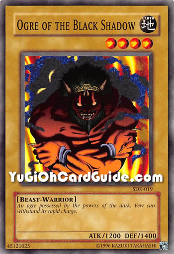 Yu-Gi-Oh Card: Ogre of the Black Shadow