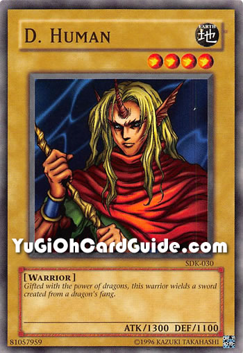 Yu-Gi-Oh Card: D. Human