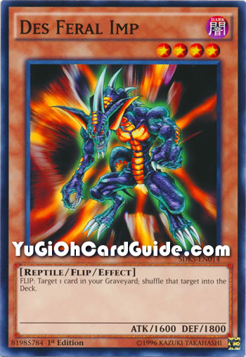 Yu-Gi-Oh Card: Des Feral Imp