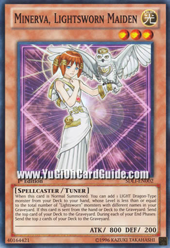 Yu-Gi-Oh Card: Minerva, Lightsworn Maiden