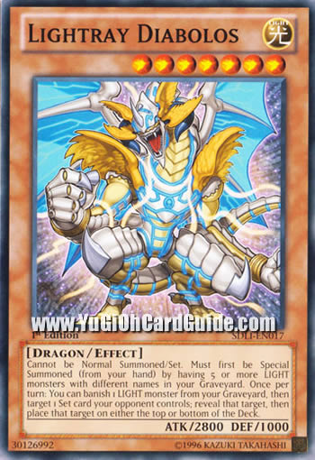 Yu-Gi-Oh Card: Lightray Diabolos