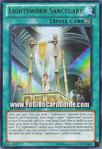Yu-Gi-Oh Card: Lightsworn Sanctuary