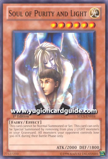 Yu-Gi-Oh Card: Soul of Purity and Light