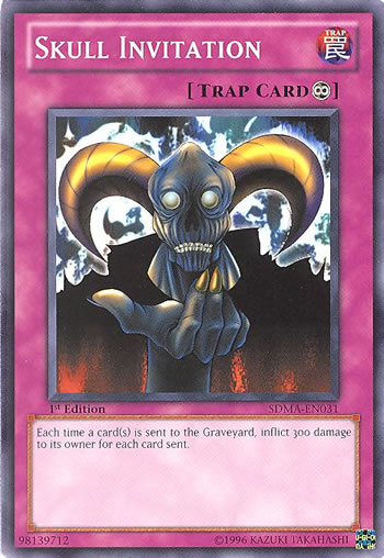 Yu-Gi-Oh Card: Skull Invitation