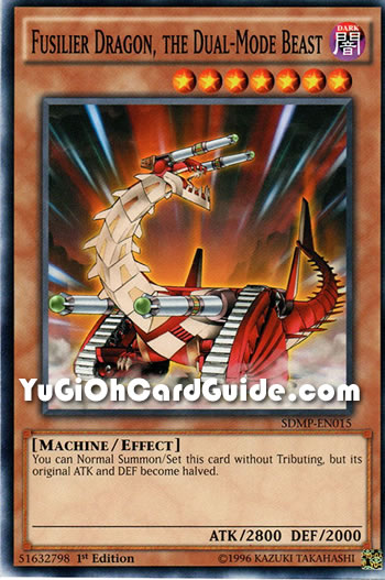 Yu-Gi-Oh Card: Fusilier Dragon, the Dual-Mode Beast