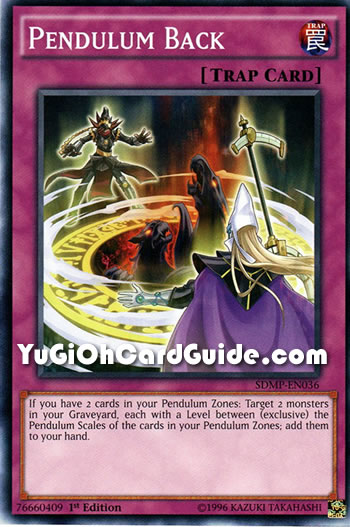 Yu-Gi-Oh Card: Pendulum Back