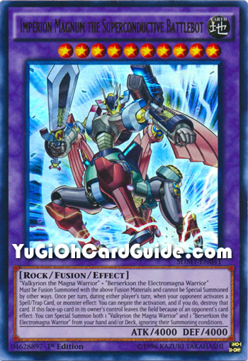 Yu-Gi-Oh Card: Imperion Magnum the Superconductive Battlebot