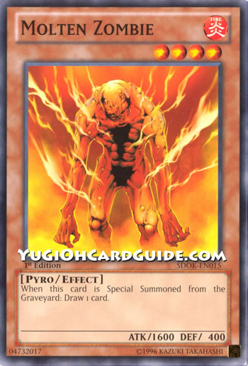 Yu-Gi-Oh Card: Molten Zombie