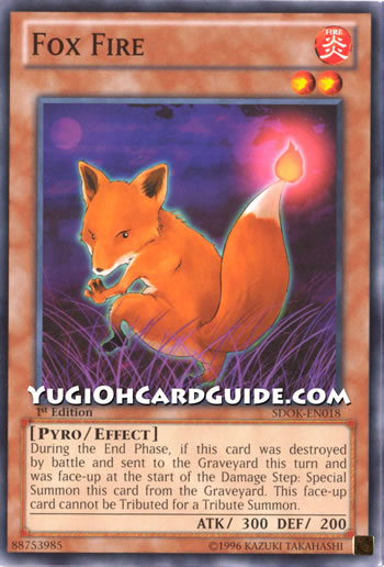 Yu-Gi-Oh Card: Fox Fire
